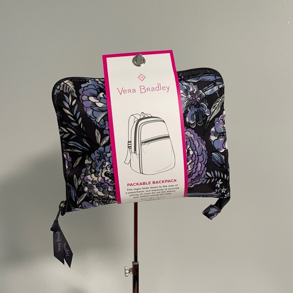vera bradley packable backpack